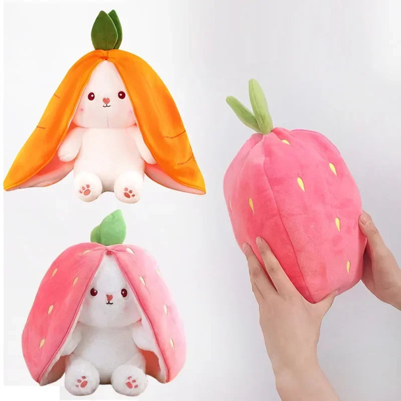 Fruit Transform into Bunny Rabbit Plush Toy