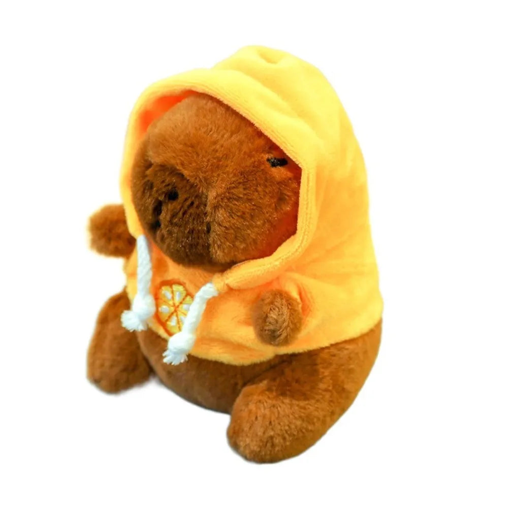 Cute Capybara Plush Toy with Hoodie