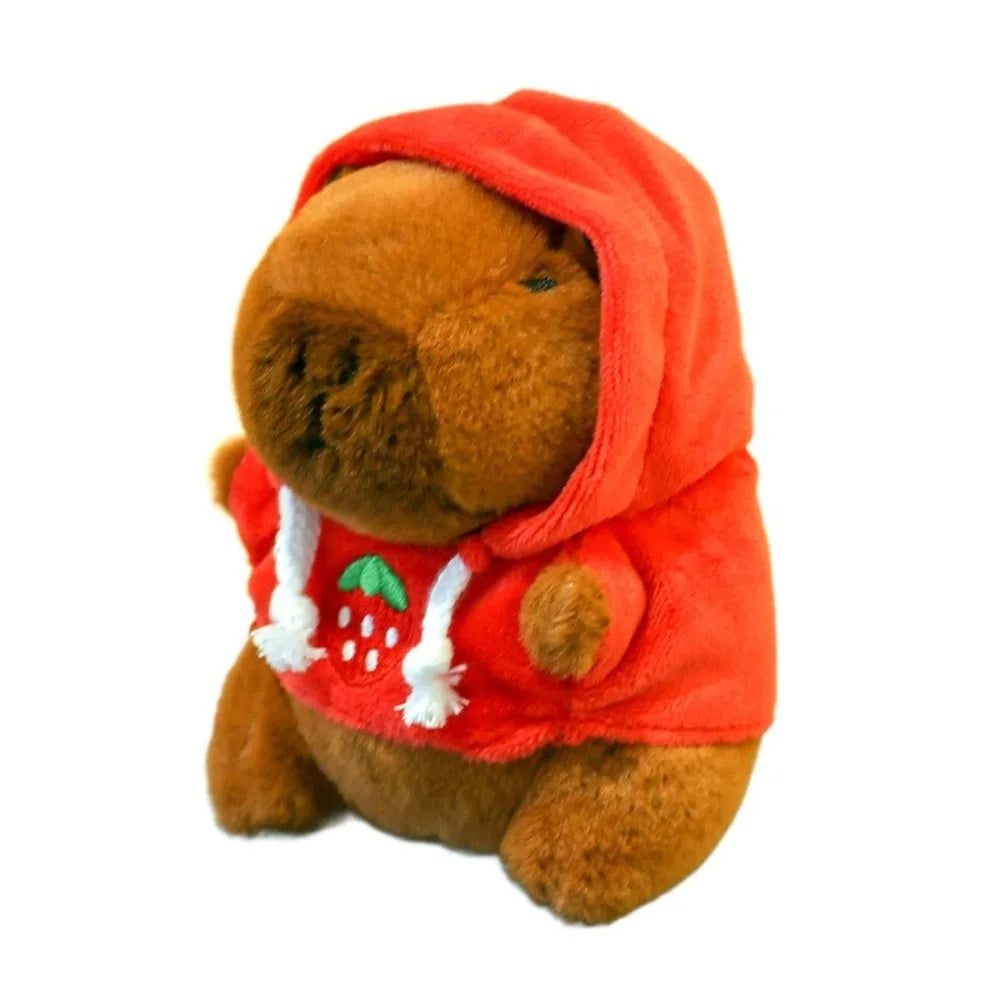 Cute Capybara Plush Toy with Hoodie