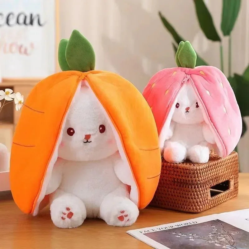 Fruit Transform into Bunny Rabbit Plush Toy