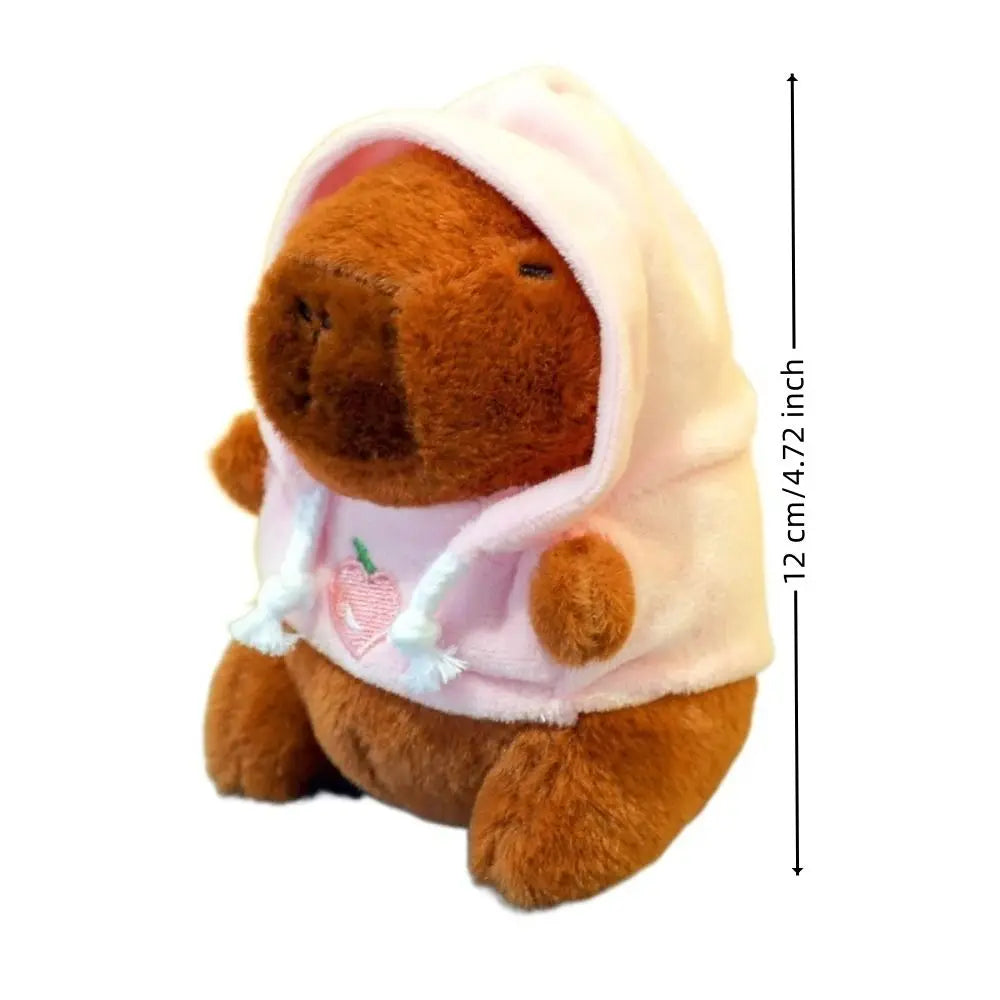 Cute Capybara Plush Toy with Hoodie