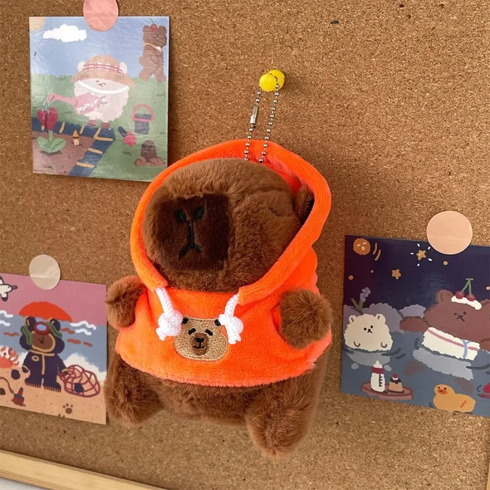 Cute Capybara Plush Toy with Hoodie