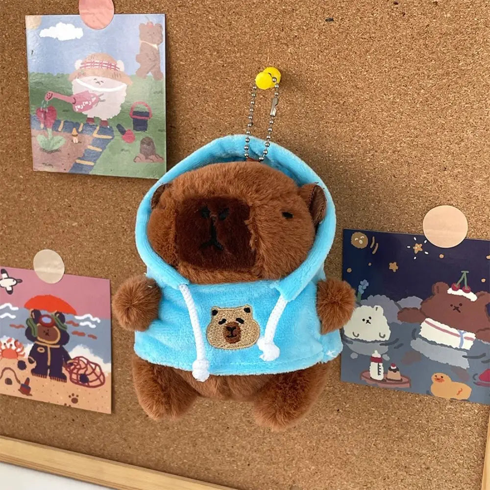 Cute Capybara Plush Toy with Hoodie