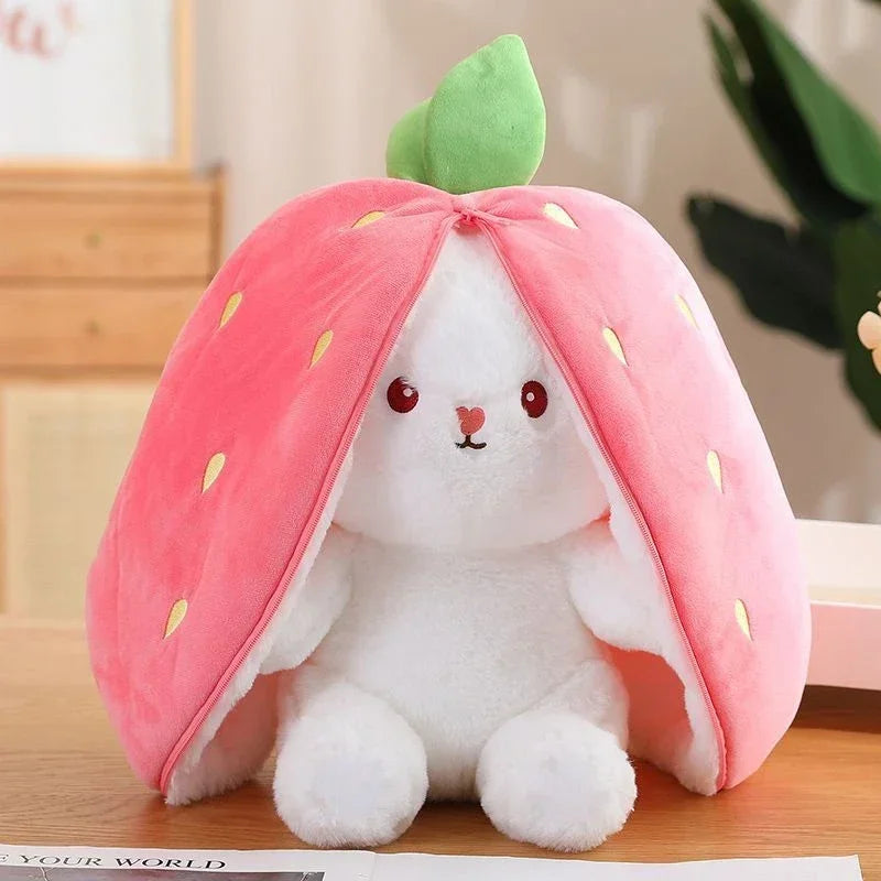 Fruit Transform into Bunny Rabbit Plush Toy