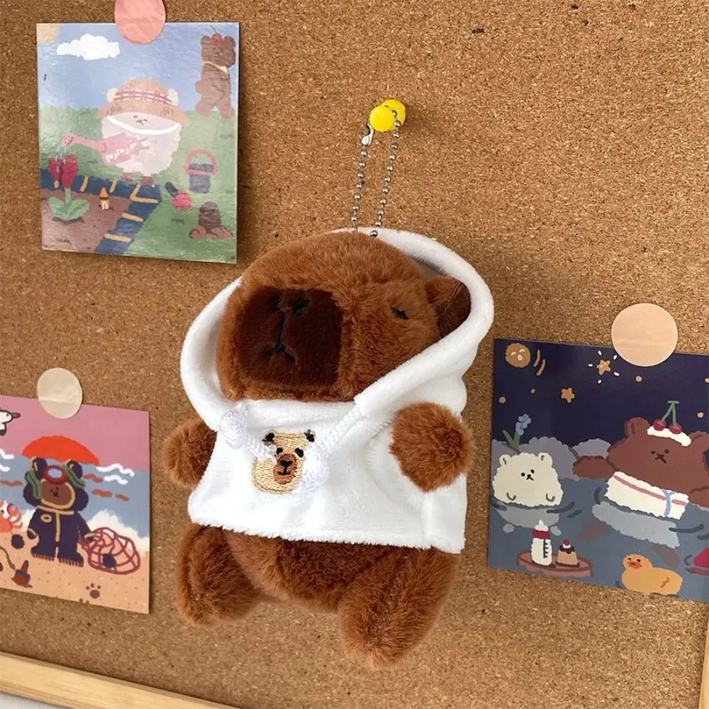 Cute Capybara Plush Toy with Hoodie